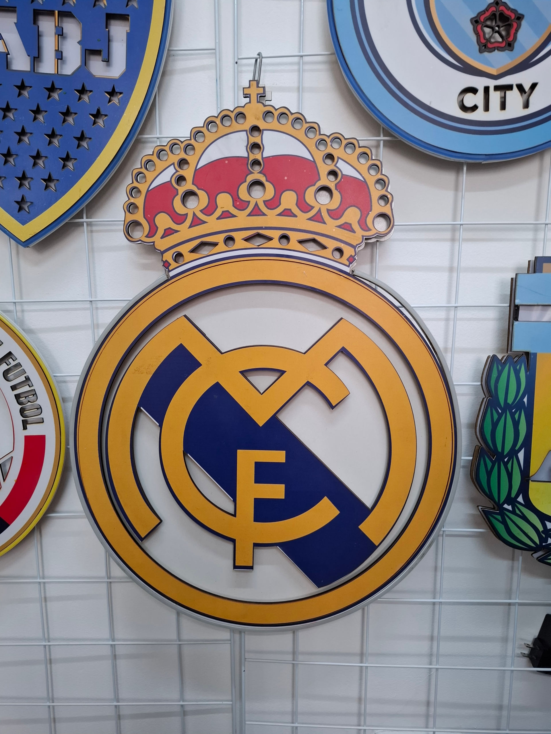 Cuadro neón 3D Real Madrid - Image 2