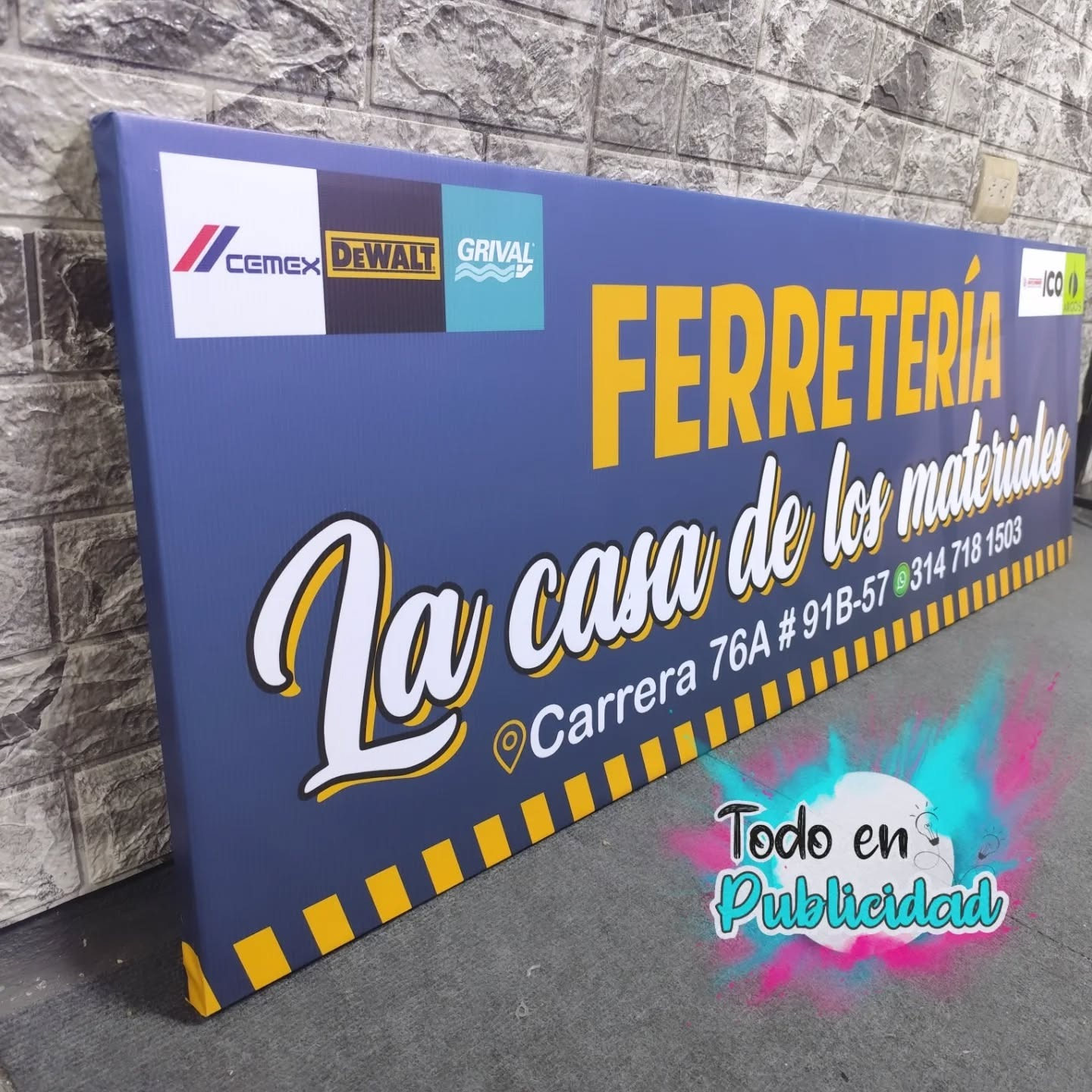 Banner con bastidor de 50x180cms - Image 5